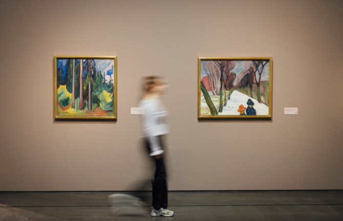 Modersohn-Becker und Munch in den SKD